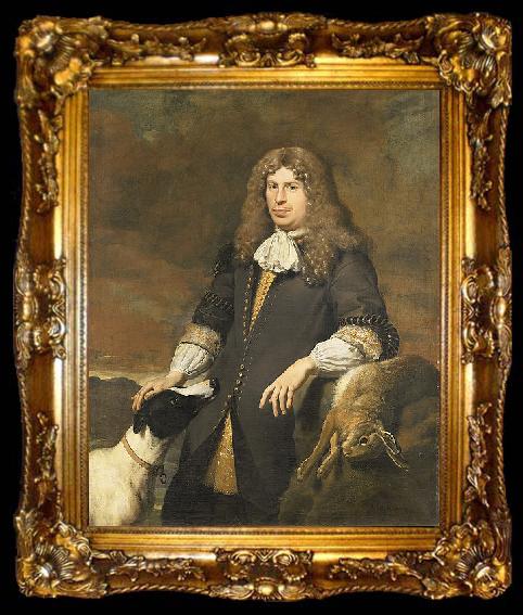 framed  Karel Dujardin Portrait of a man, possibly Jacob de Graeff, ta009-2